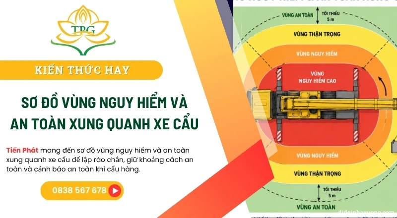 so do vung nguy hiem va an toan xung quanh xe cau