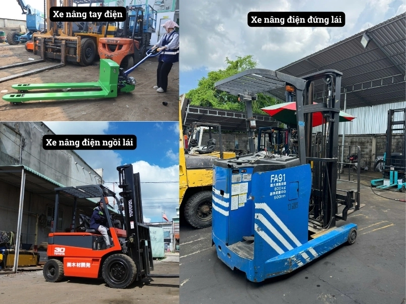 Xe nâng điện là gì? Cấu tạo, phân loại và kinh nghiệm lựa chọn tối ưu 2 phan loai theo kieu dang ket cau khoang lai