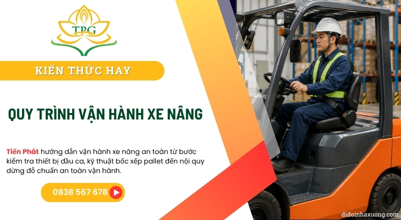 quy trinh van hanh xe nang