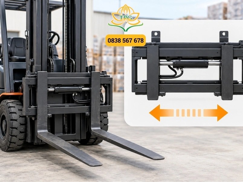 Bộ công tác xe nâng là gì và tổng hợp các loại phổ biến nhất 2 bo dich gia xe nang