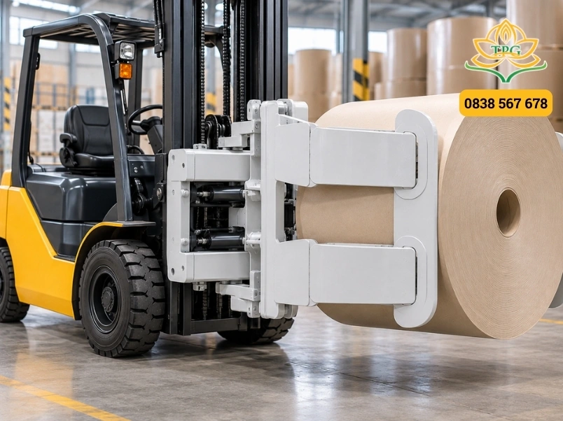 Bộ công tác xe nâng là gì và tổng hợp các loại phổ biến nhất 4 bo kep giay xe nang