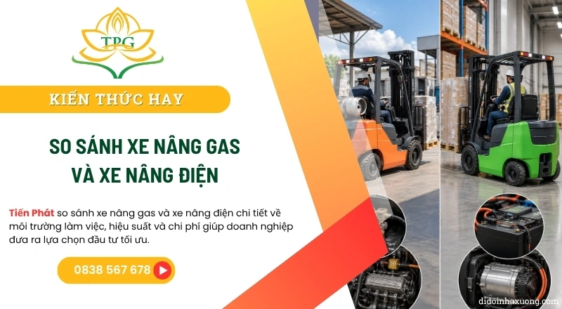 so sanh xe nang gas va xe nang dien