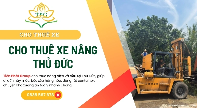 thue xe nang thu duc